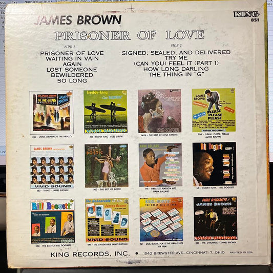 James Brown - Prisoner Of Love (VINYL) | Excellent (EX) Excellent+ (EX+)