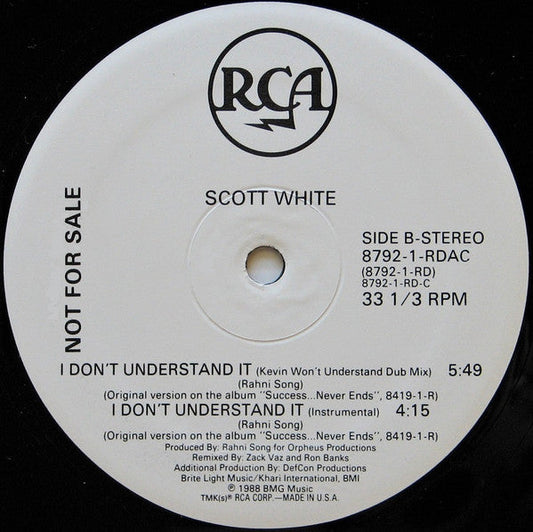 I Don't Understand It (12" VINYL) | Near Mint (NM) Very Good Plus (VG+)