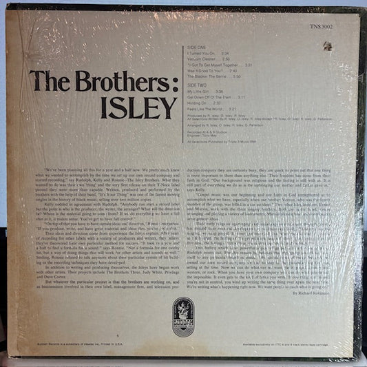 The Brothers: Isley (VINYL) | Near Mint (NM or M-) Excellent (EX)