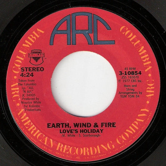 Earth, Wind & Fire - September (7") | Excellent+ (EX+) Generic