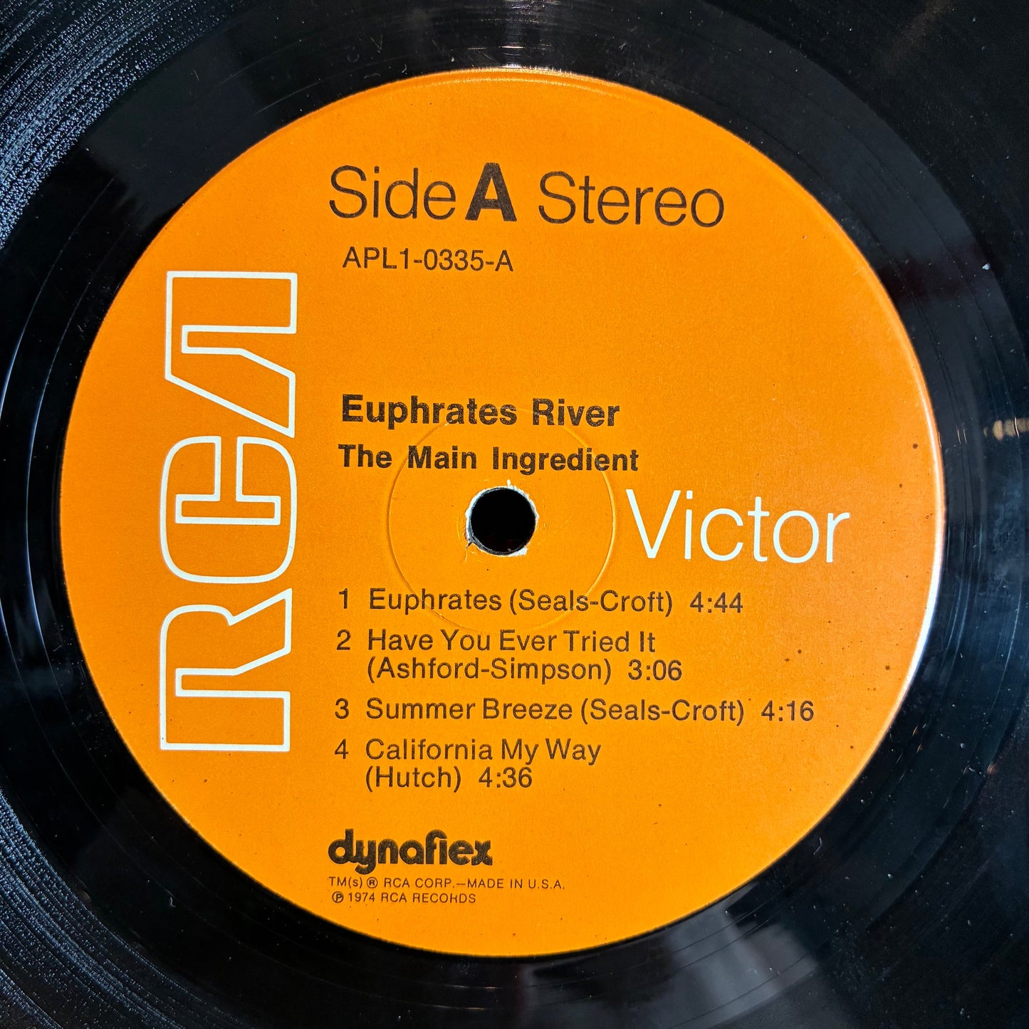 The Main Ingredient - Euphrates River (VINYL) | Very Good Plus (VG+) Excellent (EX)