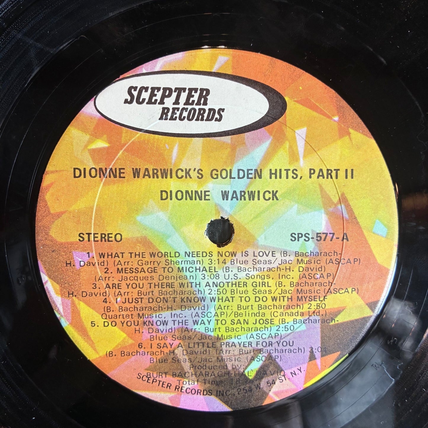 Dionne Warwick - Golden Hits Part 2 (VINYL) | Very Good Plus (VG+) Excellent (EX)