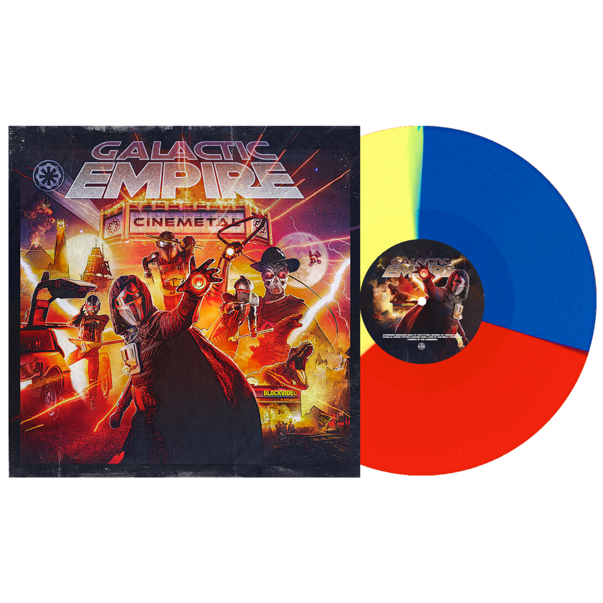 Cinemetal (Indie Exclusive Red/Yellow/Blue VINYL) | Mint (M) Mint (M)