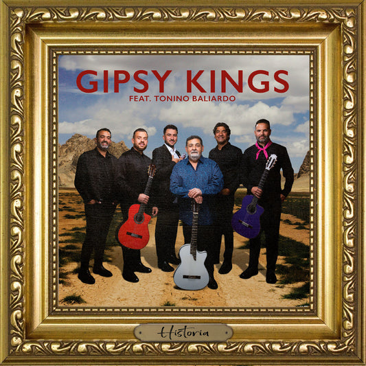 Gipsy Kings Feat. Tonino Baliardo - Historia (White And Blue Marble Vinyl) | Mint (M) Mint (M)