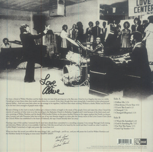 Walter Hawkins - Love Alive (VINYL RSD) |