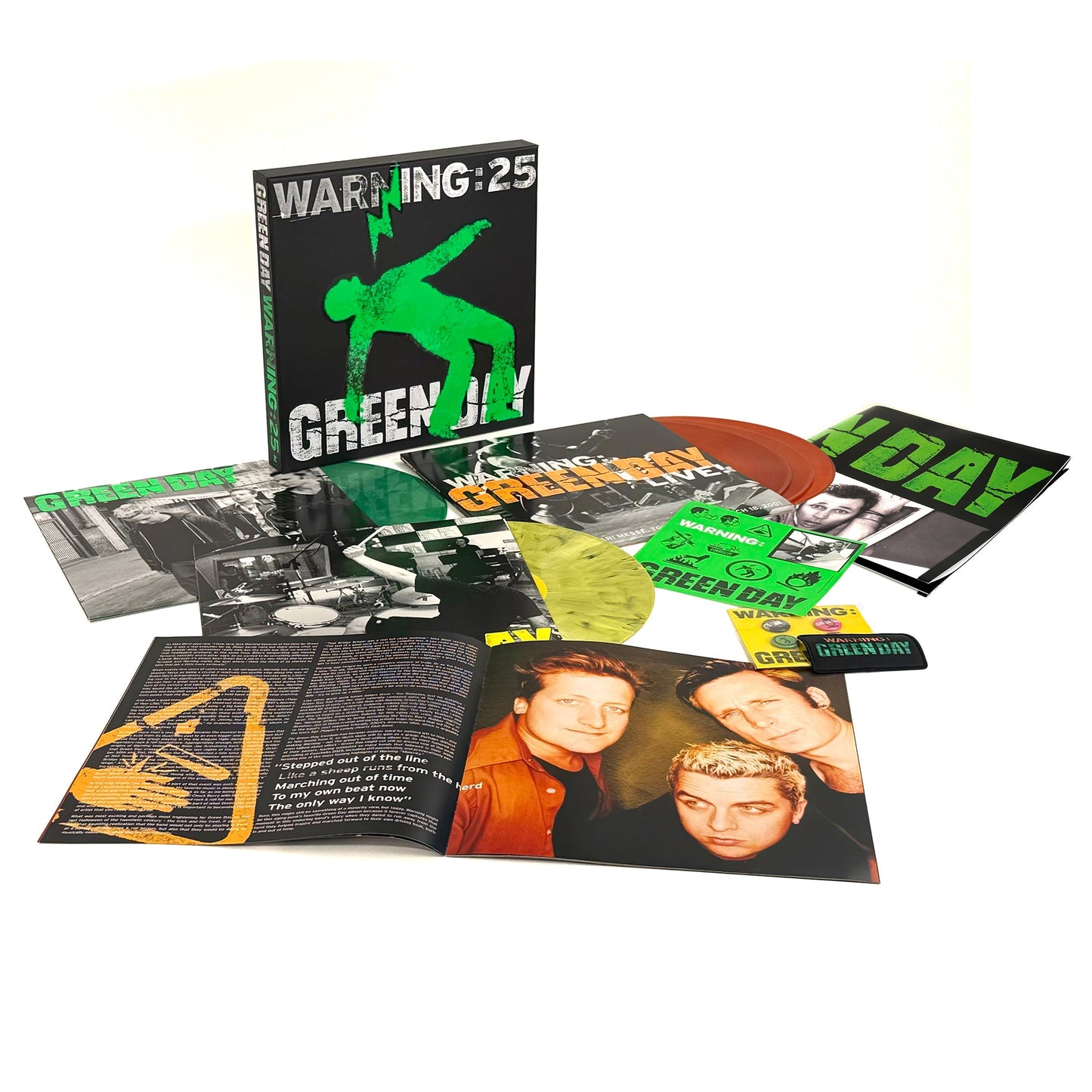 Warning (25th Anniversary Deluxe Edition) (Green/Yellow/Orange Vinyl Box) | Mint (M) Mint (M)