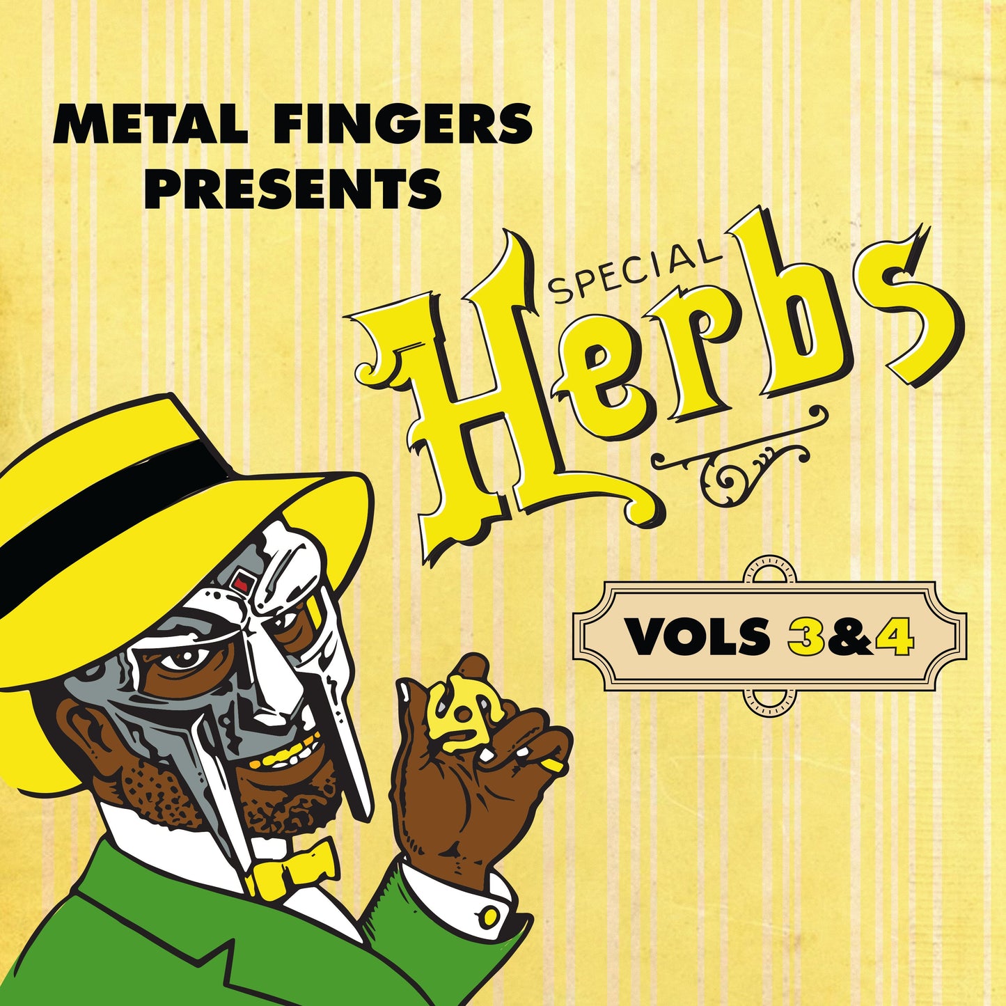 Metal Fingers Presents: Special Herbs Vol. 3 & 4 (LEMON YELLOW 2xVINYL) | Mint (M) Mint (M)