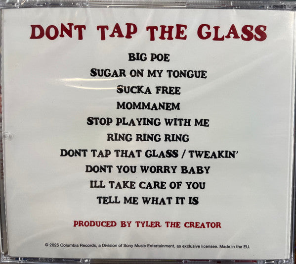 Tyler, The Creator - Don't Tap The Glass (UNOFFICIAL CD) | Mint (M) Mint (M)