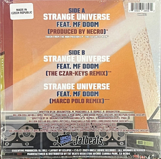 Strange Universe (7" VINYL) | Mint (M) Mint (M)