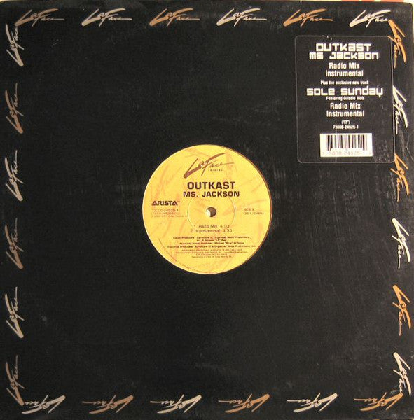OutKast - Ms. Jackson / Sole Sunday (12" VINYL) | Excellent (EX) Excellent (EX)
