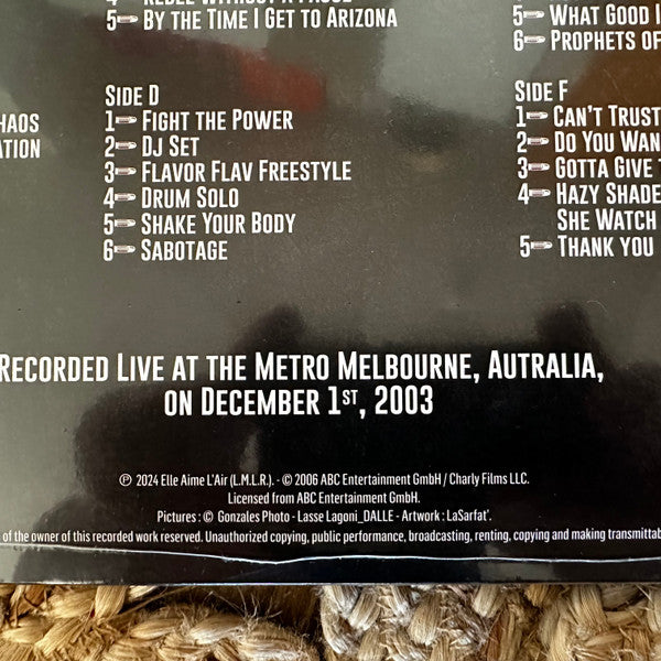 Public Enemy - Revolverlution Tour 2003 (3xVINYL) | Mint (M) Mint (M)