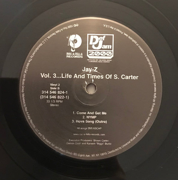 Jay-Z - Vol. 3... Life And Times Of S. Carter (*RECORD 2 ONLY* 12" VINYL) | Very Good Plus (VG+) Generic