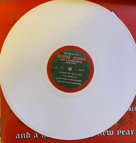 We Wish You A Metal Xmas And A Headbanging New Year (2xWHITE VINYL) *SEAM SPLIT* | Mint (M) Excellent+ (EX+)