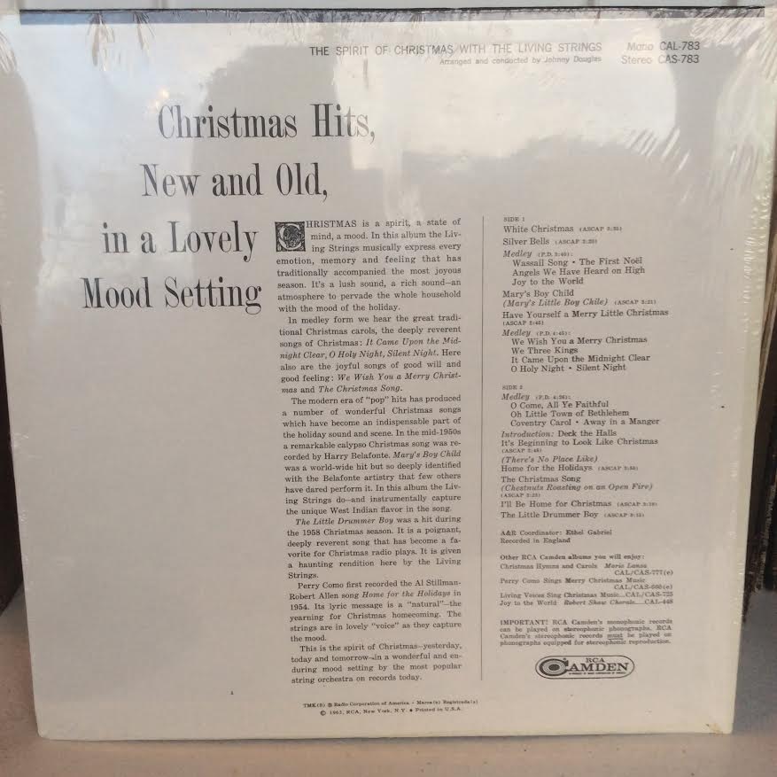 The Spirit Of Christmas With The Living Strings (VINYL) | Mint (M) Near Mint (NM)