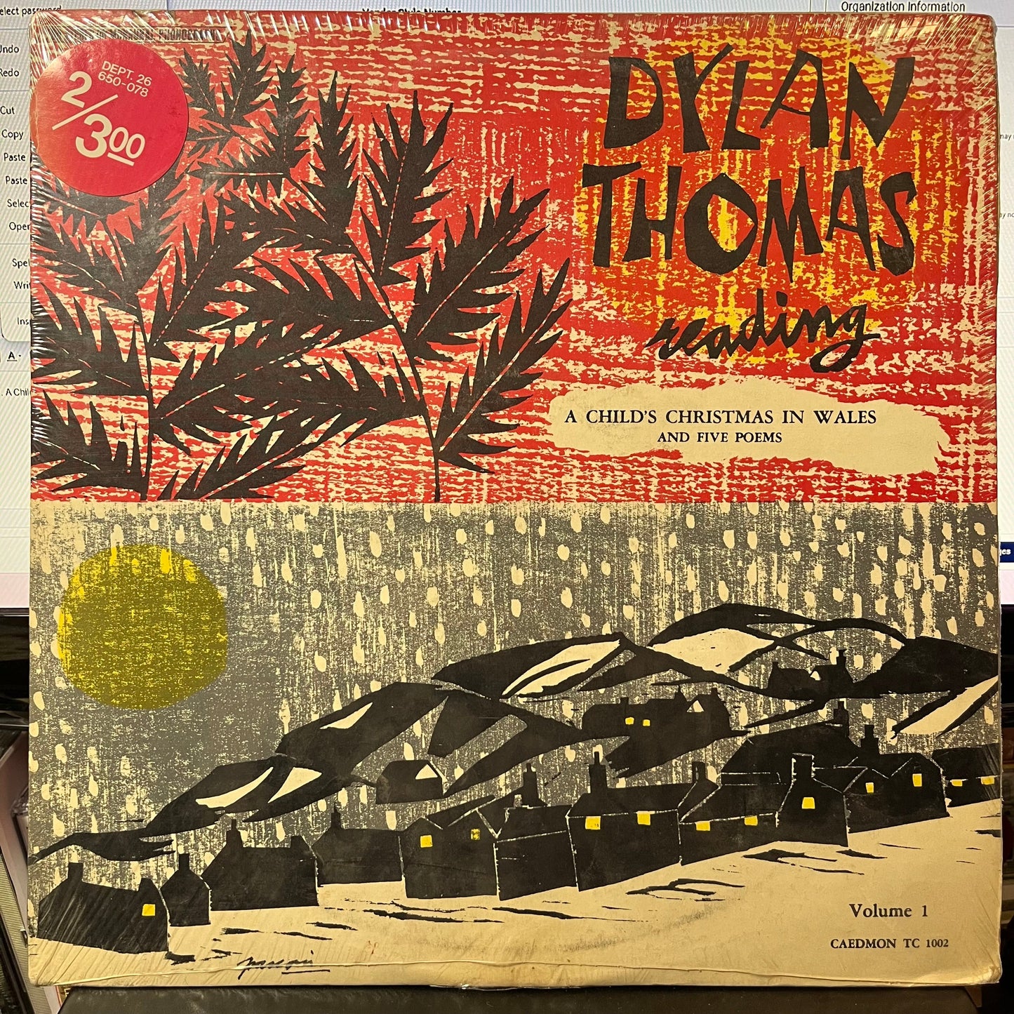 Reading Volume 1 (VINYL) | Mint (M)