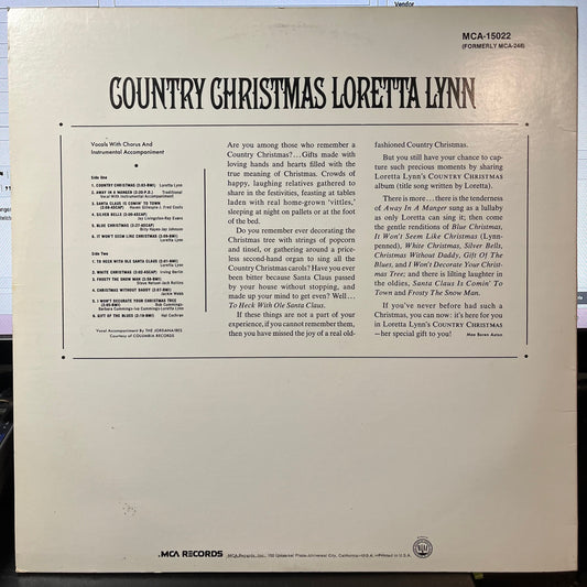 Loretta Lynn - Country Christmas (VINYL) | Excellent+ (EX+)