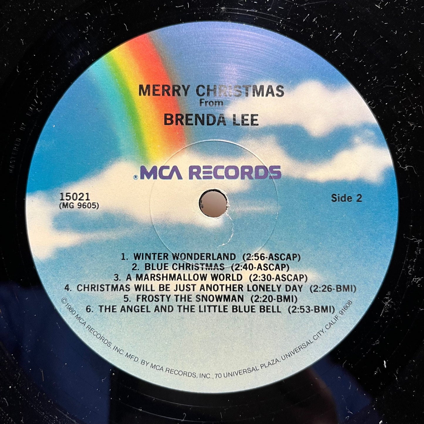Brenda Lee - Merry Christmas From Brenda Lee (VINYL) | Excellent+ (EX+)