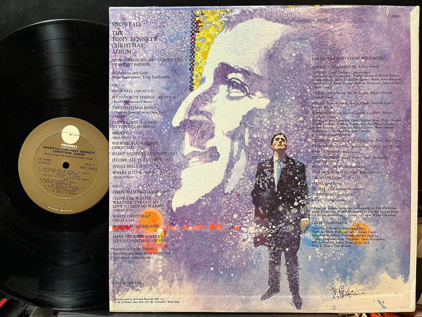 Tony Bennett - Snowfall: The Tony Bennett Christmas Album (VINYL) | Near Mint (NM or M-) Near Mint (NM)