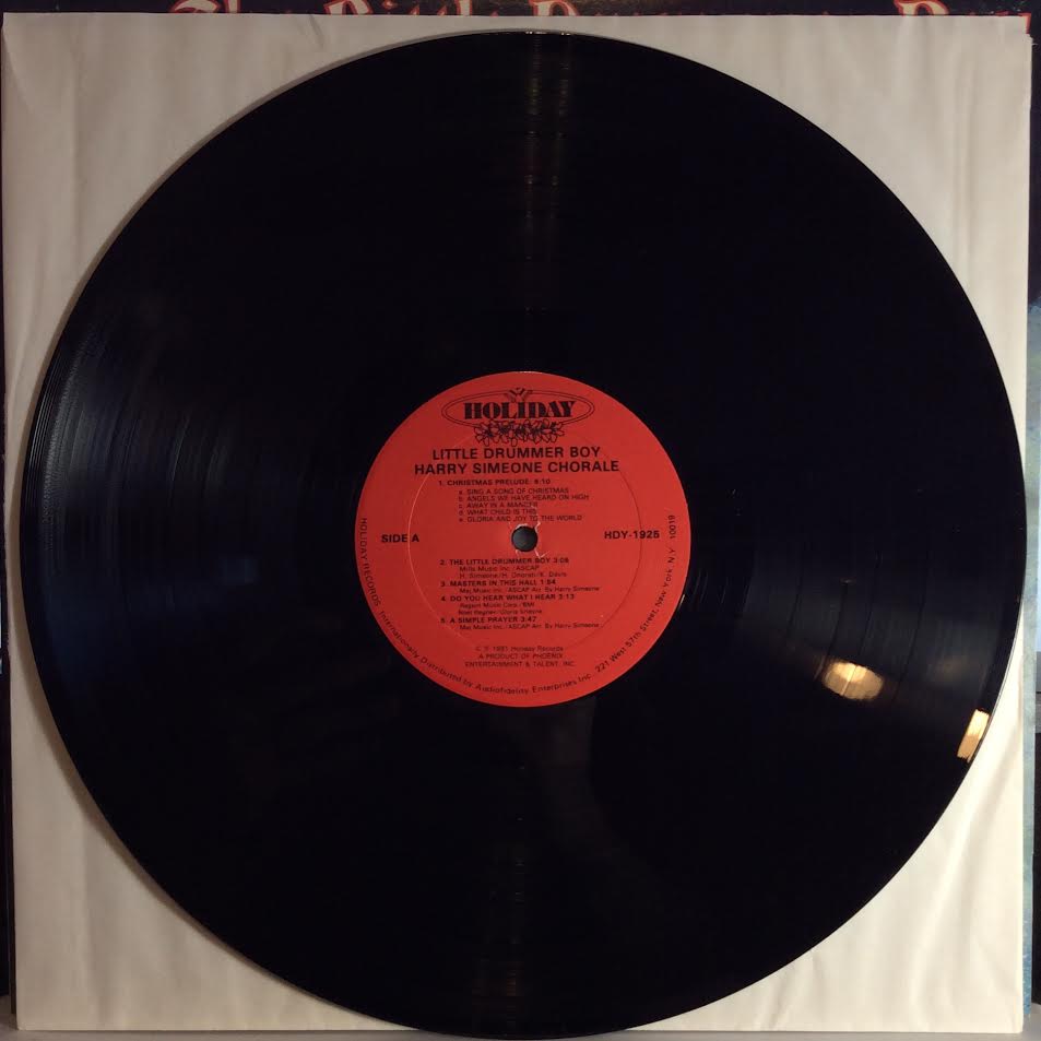 The Harry Simeone Chorale - The Little Drummer Boy (VINYL) | Near Mint (NM) Very Good Plus Plus (VG++)