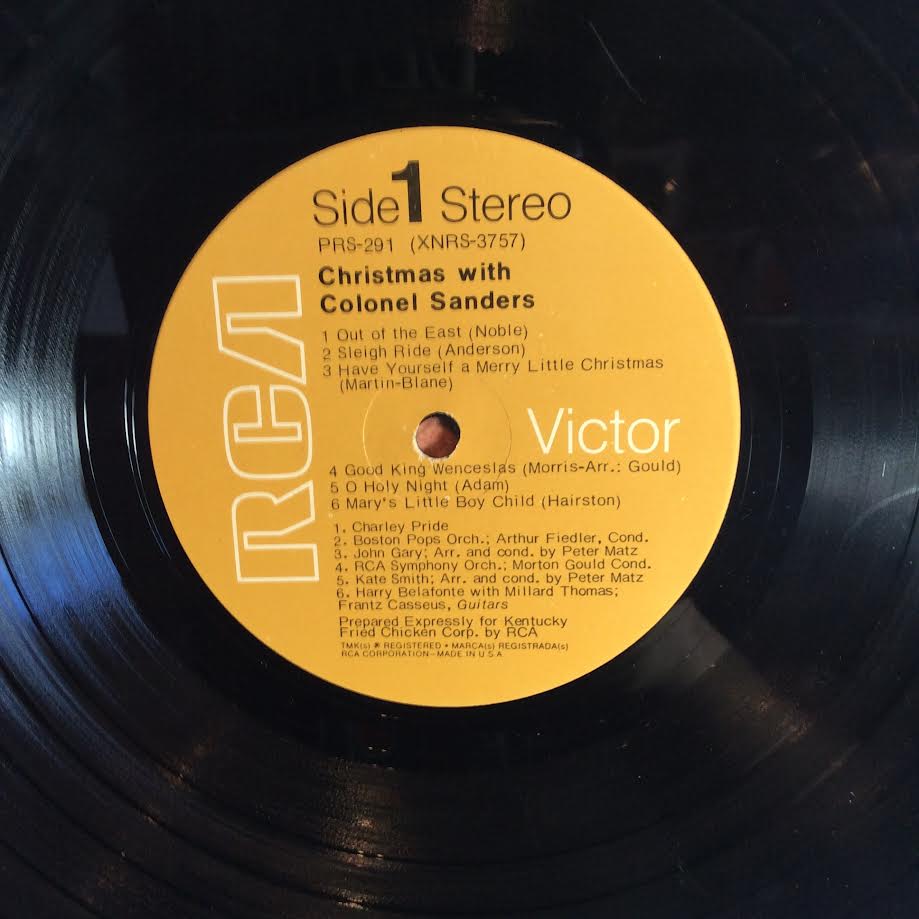 Various - Christmas With Colonel Sanders (VINYL) | Very Good (VG) Very Good Plus Plus (VG++)