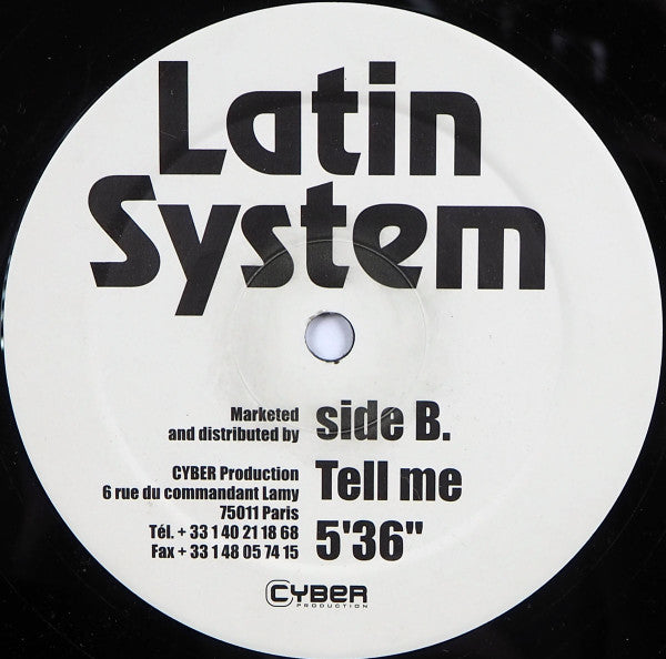 Latin System - Latin Groove / Tell Me (12") | Very Good (VG) Generic