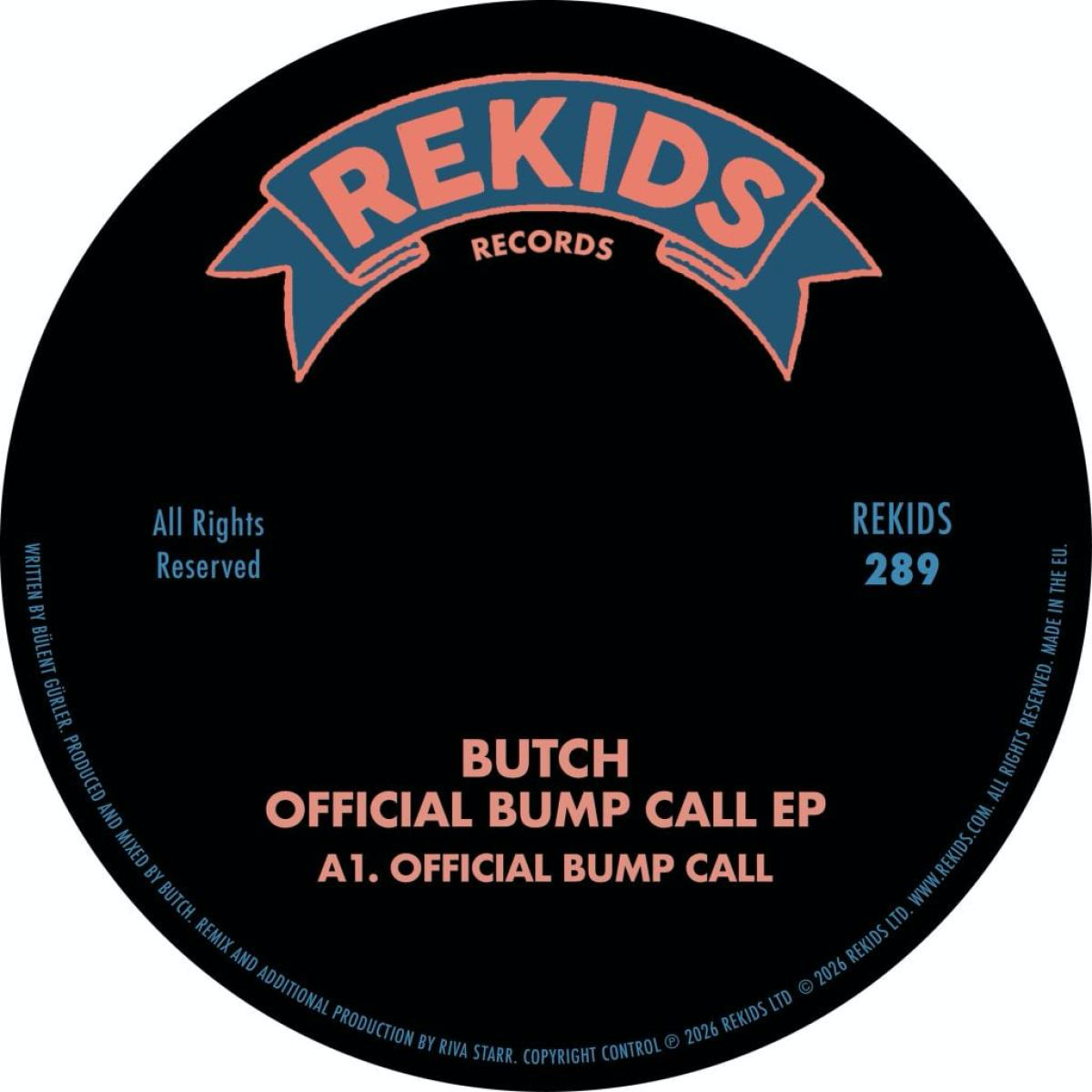 Butch - Official Bump Call EP (VINYL) | Mint (M) Mint (M)