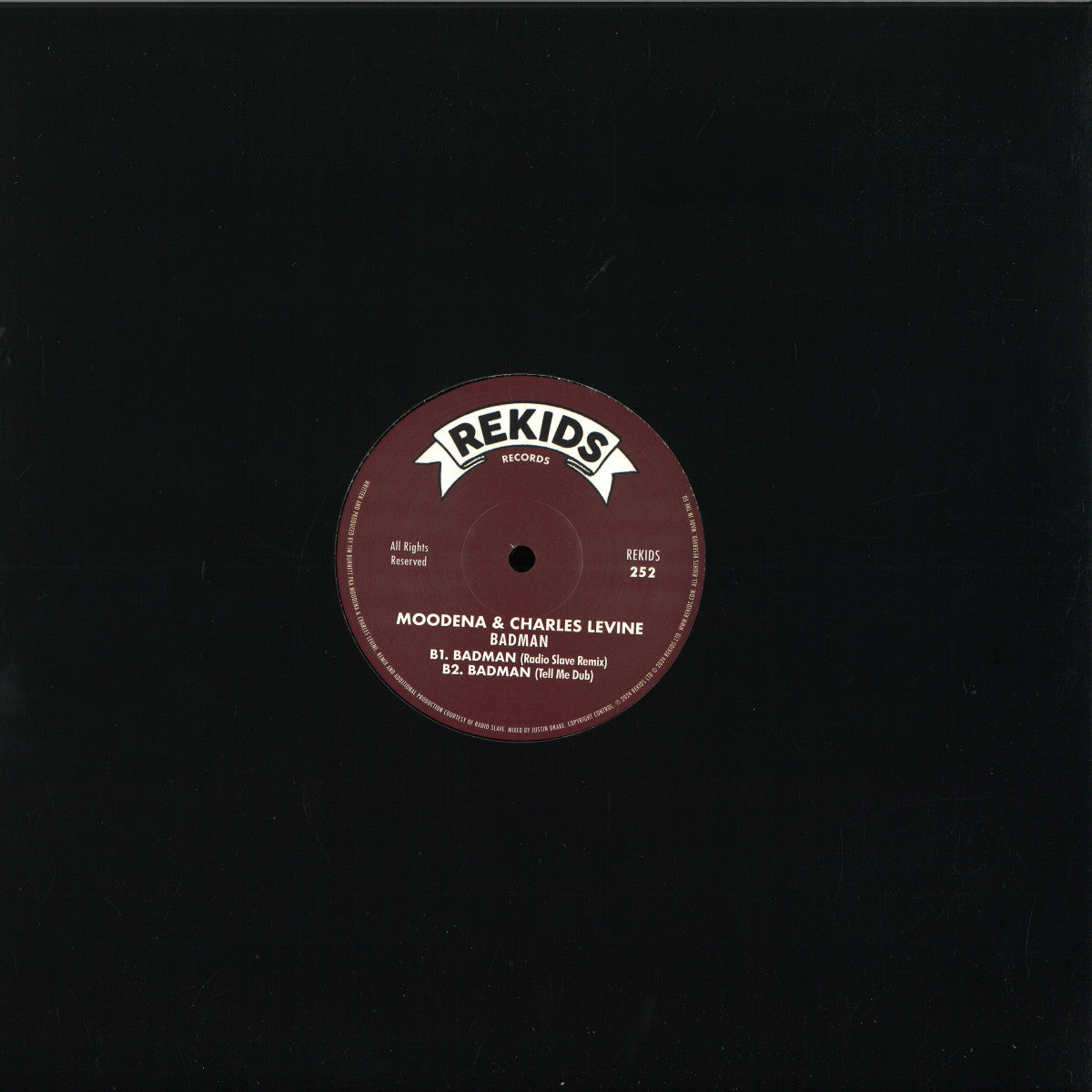 Moodena & Charles Levine - Badman (VINYL 12") | Mint (M) Mint (M)