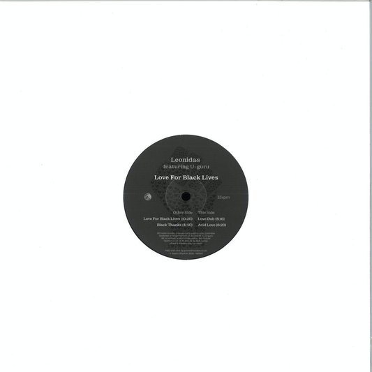Leonidas featuring U-guru - Love For Black Lives (VINYL) | Mint (M) Mint (M)