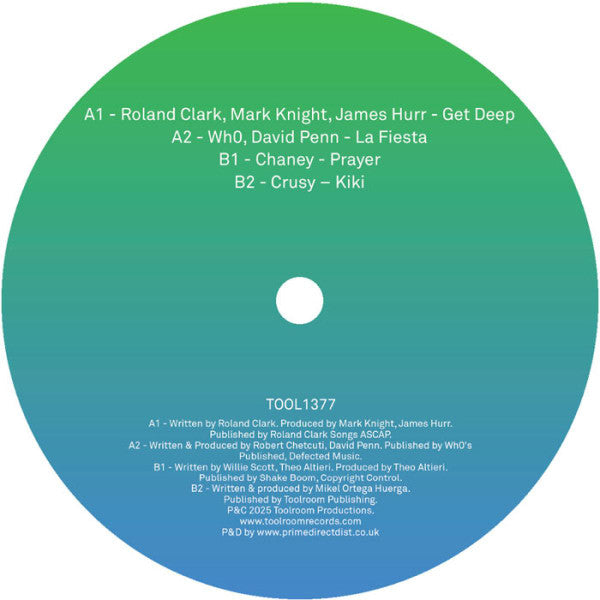 Toolroom Sampler Vol. 20 (12" VINYL) |