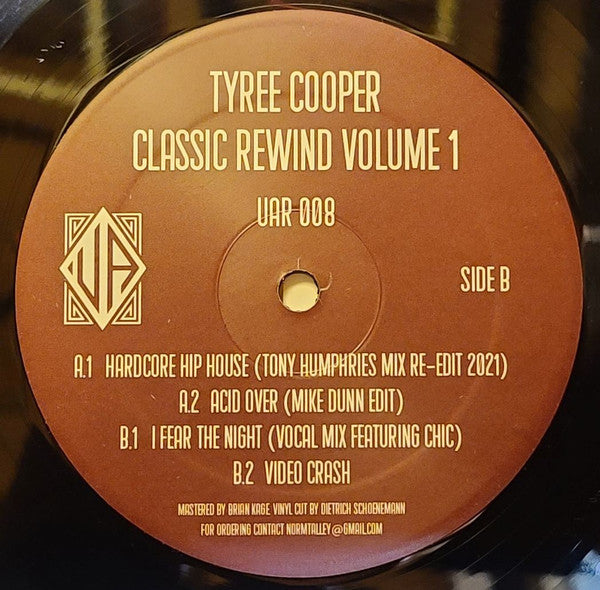 Tyree Cooper - Classic Rewind Volume 1 (12" VINYL) | Mint (M) Mint (M)