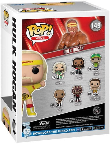 Hulk Hogan - Funko POP! WWE: Hulkamania Hulk Hogan with Belt (Vinyl Figure, Collectible) |