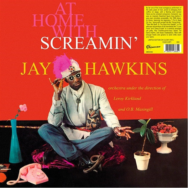 Screamin' Jay Hawkins - At Home with (CLEAR VINYL LIMITED & NUMBERED) | Mint (M) Excellent+ (EX+)