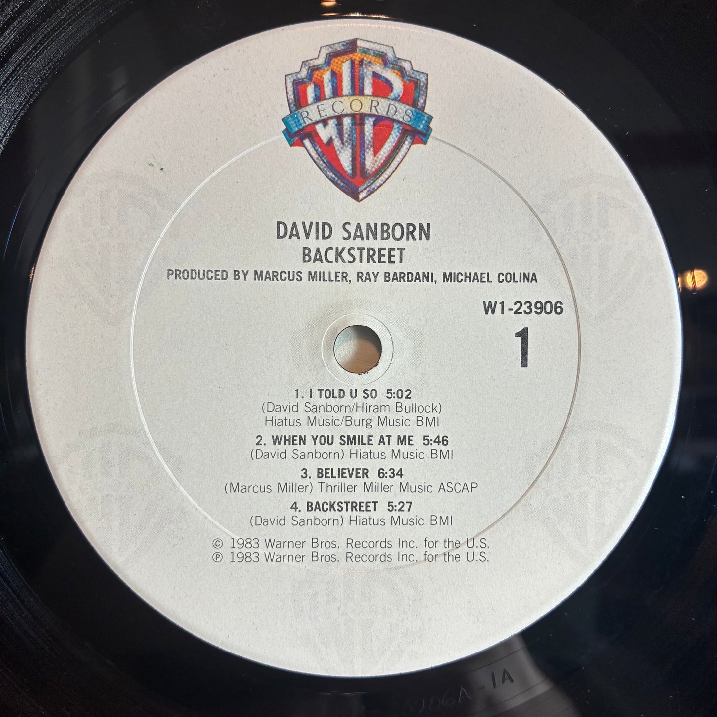 David Sanborn - Backstreet (VINYL) | Excellent+ (EX+) Near Mint (NM)