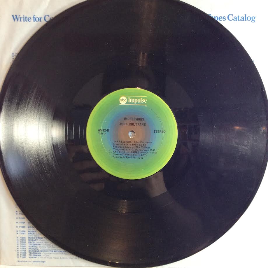 John Coltrane - Impressions (VINYL) | Excellent (EX) Very Good (VG)