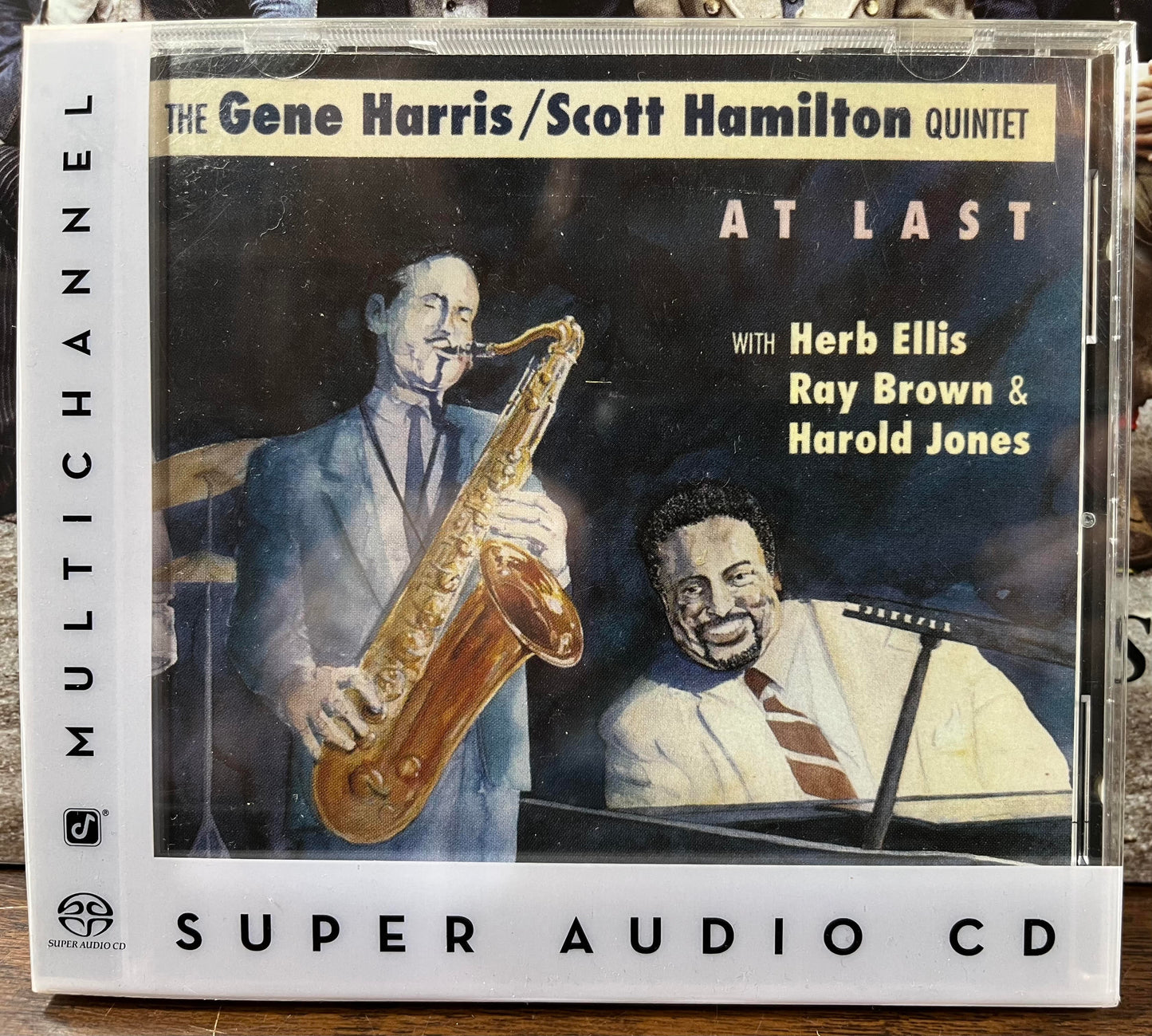 The Gene Harris/Scott Hamilton Quintet - At Last (SACD) | Near Mint (NM or M-)