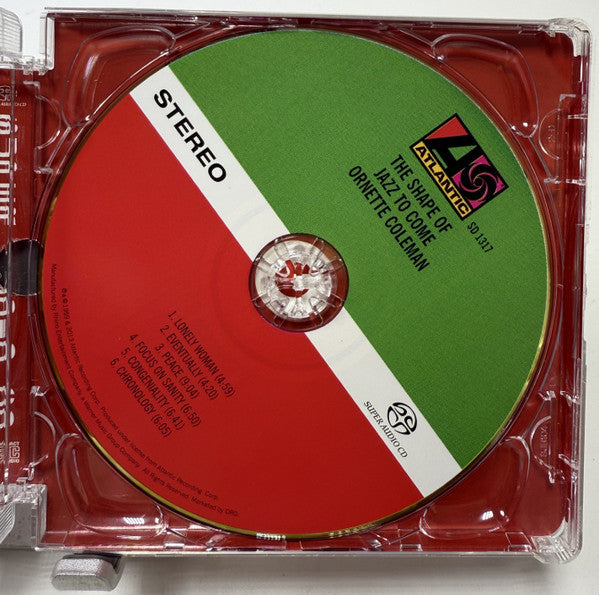 Ornette Coleman - The Shape Of Jazz To Come (SACD) | Near Mint (NM or M-)