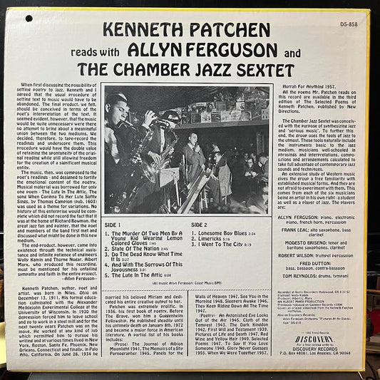 Kenneth Patchen - Kenneth Patchen Reads With Allyn Ferguson And The Chamber Jazz Sextet (VINYL) | Near Mint (NM or M-) Near Mint (NM)