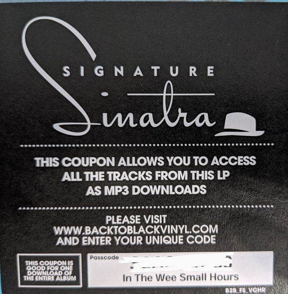 Frank Sinatra - In The Wee Small Hours (VINYL) | Near Mint (NM) Near Mint (NM)
