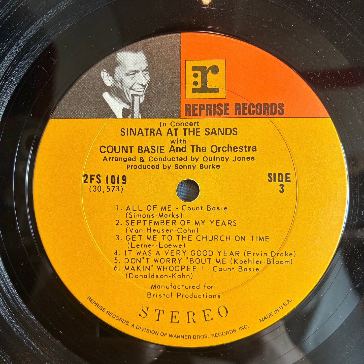 Frank Sinatra - Sinatra At The Sands (2x VINYL) | Very Good Plus (VG+) Very Good Plus (VG+)