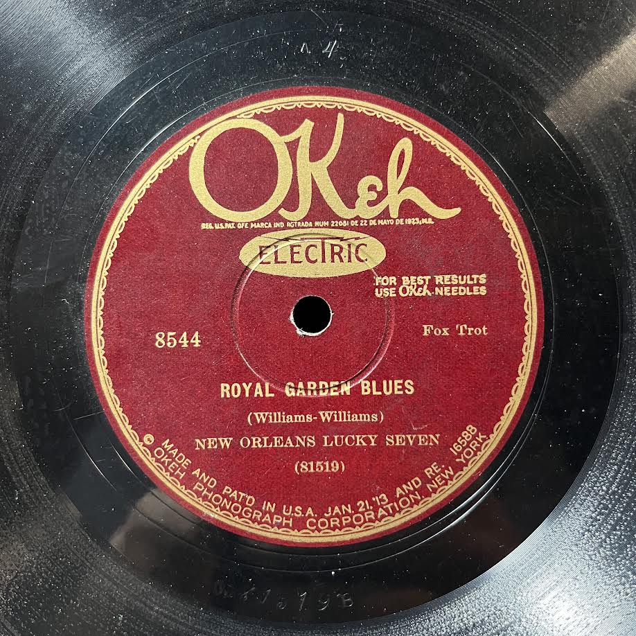 New Orleans Lucky Seven - Royal Garden Blues / Goose Pimples (10" 78RPM) | Very Good (VG) Generic