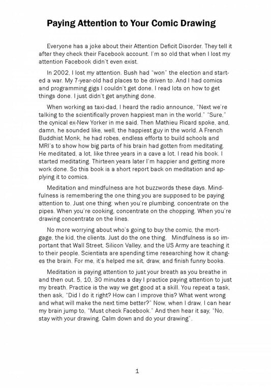 Just Draw: Stress and the End of Stress for Cartoonists