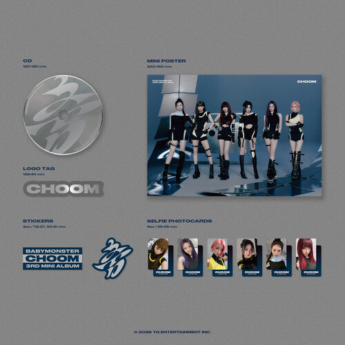 BABYMONSTER - Choom / Choom (POSTER STICKER CD) | Mint (M) Mint (M)