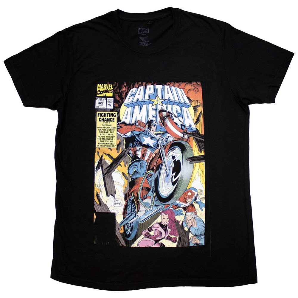 Marvel Comics - Captain America Wheel Comic Cover |
