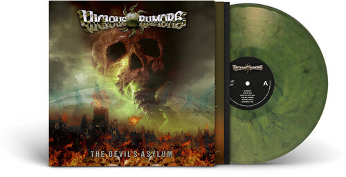 Vicious Rumors - (PRESALE 7/3/26) The Devil's Asylum (BLACK GREEN YELLOW MARBLE VINYL) | Mint (M) Mint (M)