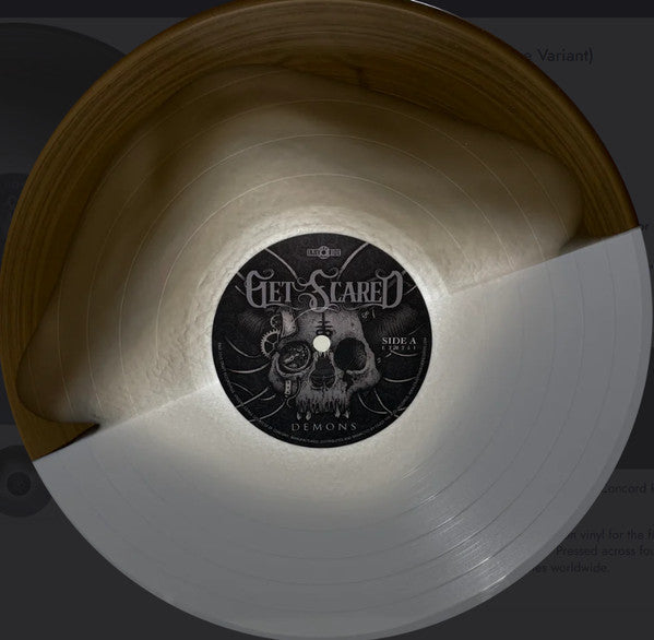 Get Scared - Demons (BROWN AND BLACK SPLIT VINYL) | Mint (M) Mint (M)