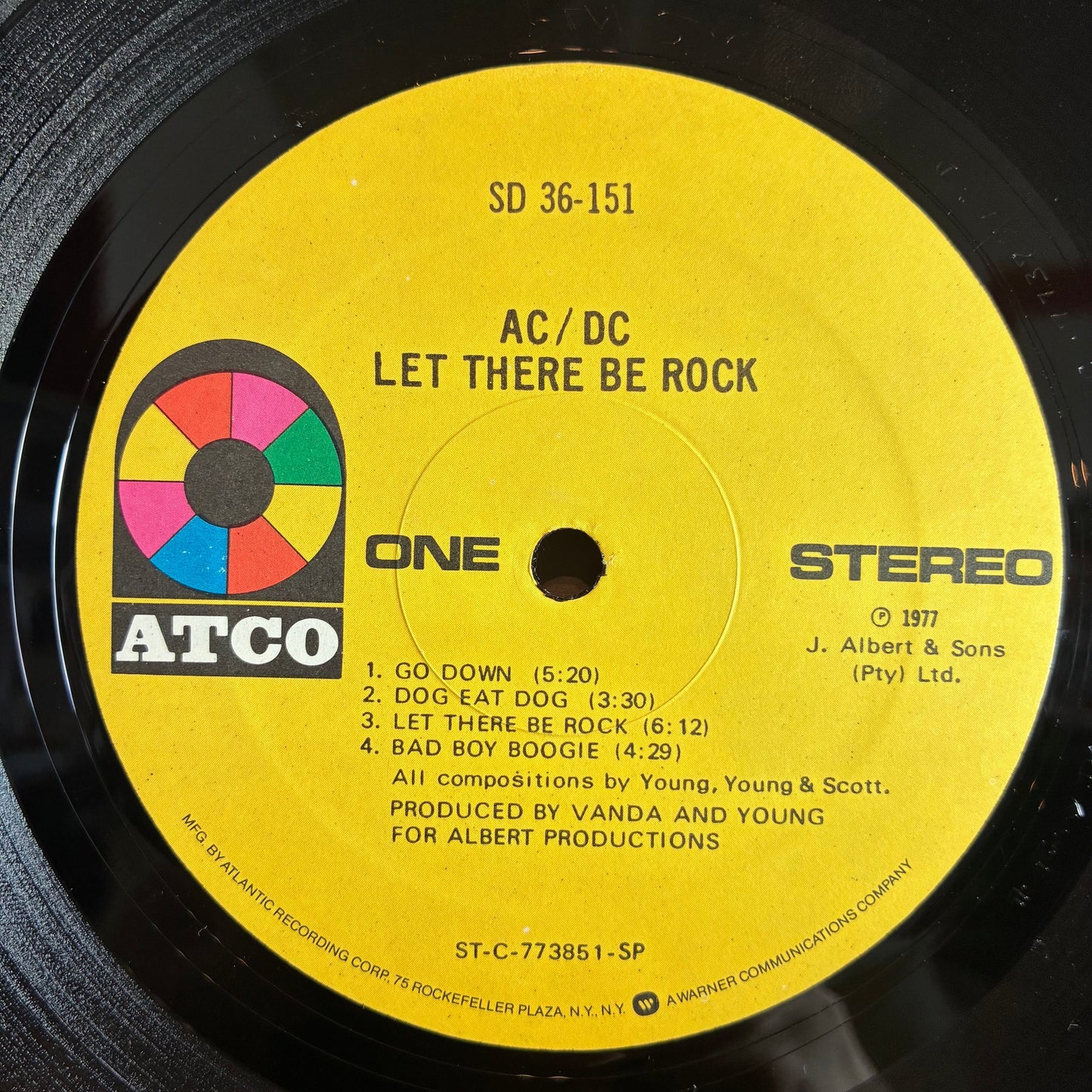 AC/DC - Let There Be Rock (VINYL) | Excellent+ (EX+) Very Good Plus (VG+)