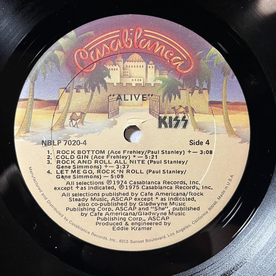 Kiss - Alive! (2xVINYL) | Excellent+ (EX+) Excellent (EX)