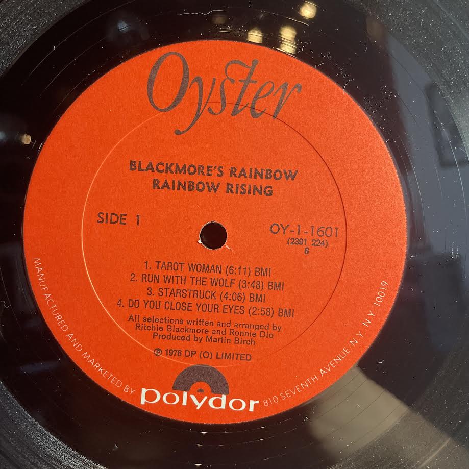 Rainbow - Rising (VINYL) | Excellent (EX) Very Good Plus (VG+)