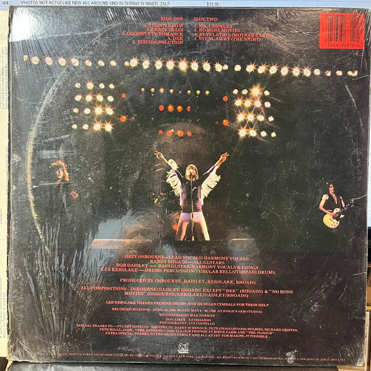 Ozzy Osbourne - Blizzard Of Ozz (VINYL) | Excellent (EX) Excellent+ (EX+)