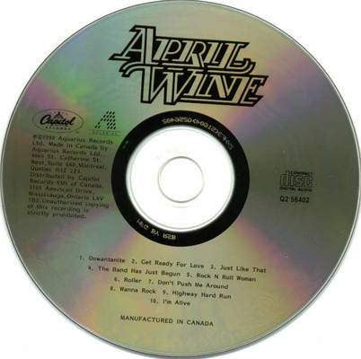 April Wine - Oowatanite (CD) | Excellent (EX) Excellent (EX)